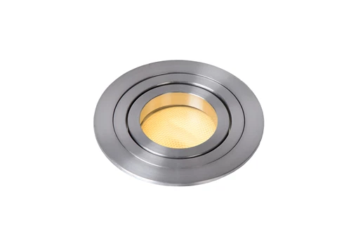 Lucide TUBE - Foco empotrable en el suelo - Ø 9,2 cm - 1xGU10 - Cromo mate - detalle 1